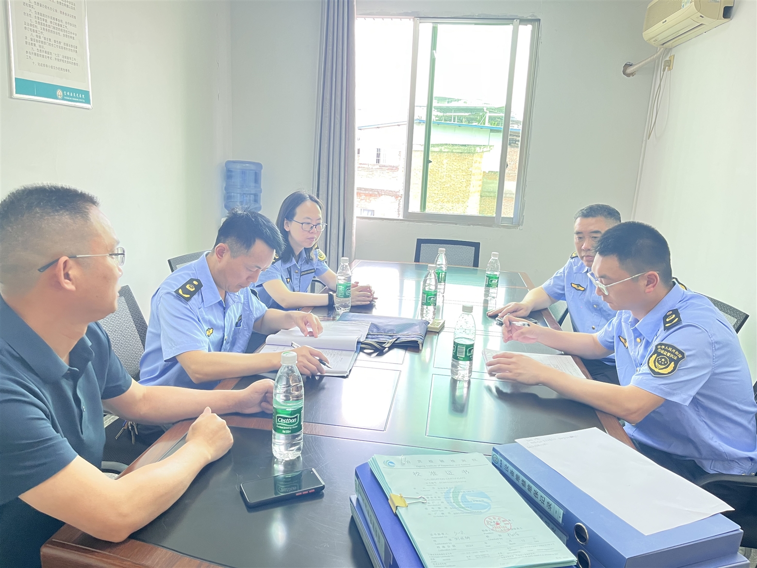 富顺县市场监督管理局检查组来院进行端午节前督导检查